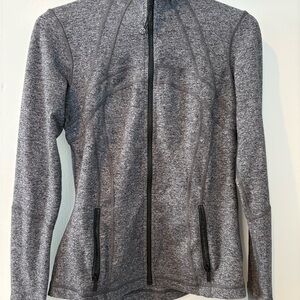 Lululemon Athletica Black and Gray Zip-Up Jacket